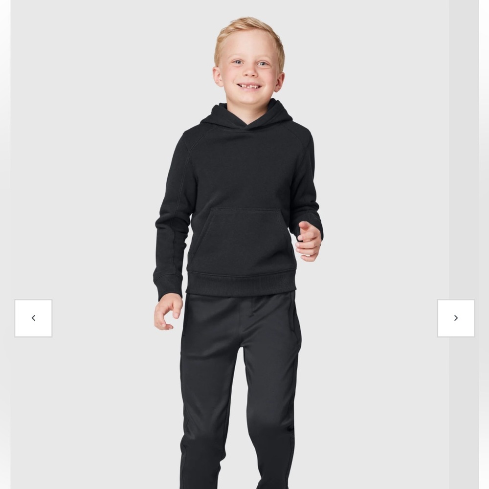 FWD Boy's Core All-Year Pull Over Hoodie Sweatshirt Black